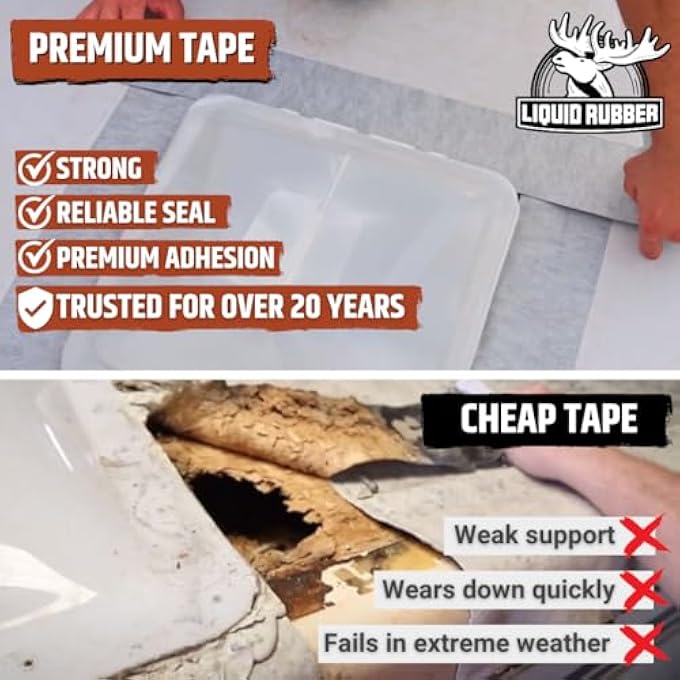 Liquid Rubber SEAM LEAK TAPE 2 X 50 INCH ROLL - Image 3